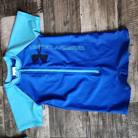 Baby Toddler Swim LOT Under Armour Swim Suit Carter's Swim Top Handmade Shorts - Picture 4 of 12